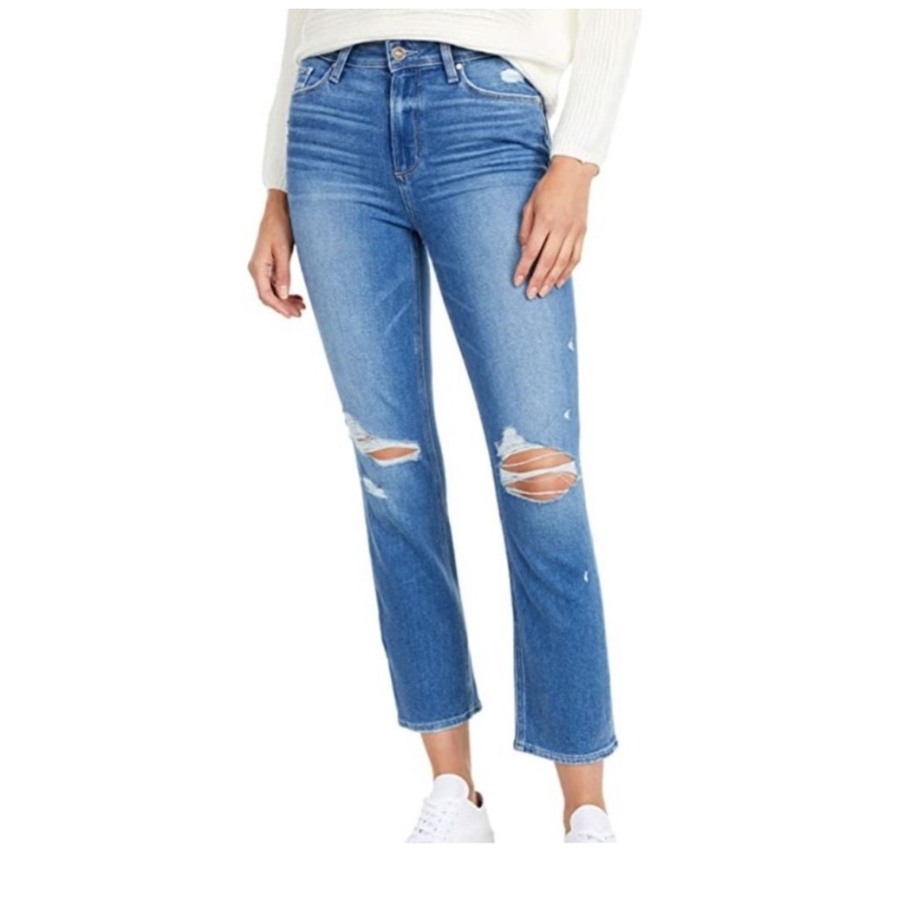 Paige Cindy crop medium wash size 29